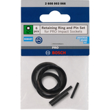 BOSCH Set 6 piese - 3 inele și 3 știfturi fixare tubulare PRO Impact Socket BOSCH Set 6 piese - 3 inele și 3 știfturi fixare tubulare PRO Impact Socket