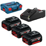 BOSCH Set acumulatori 18V