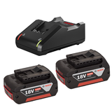 BOSCH Set acumulatori 18V