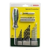 BOSCH Set burghie și capete de şurubelniţă