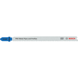 BOSCH Set de 25 pânze de fierăstrău vertical PRO Metal Pipes and Profiles T321BF, 132 mm