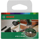 BOSCH Disc de tăiere Expert for Inox drept 50 mm, pachet cu 3 bucăți
