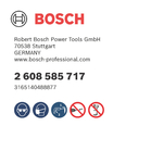 BOSCH Burghie lemn hexagonal