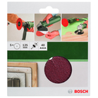 BOSCH Set hartii abrazive Ø 125 mm, R40, (5)