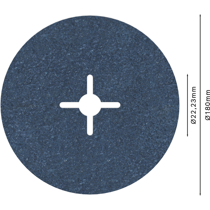 BOSCH Disc de șlefuire cu fibre R574, Best for Metal