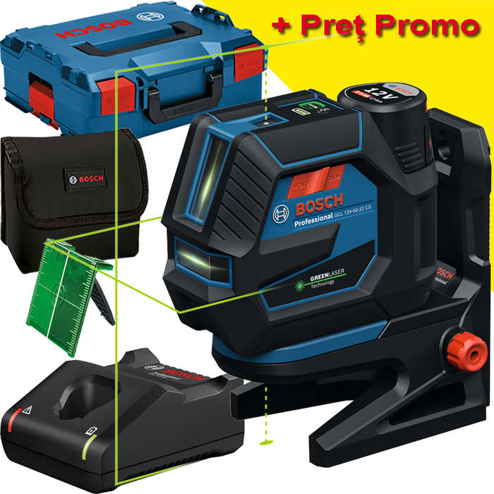 BOSCH GCL 12V-50-22 CG + RM 20