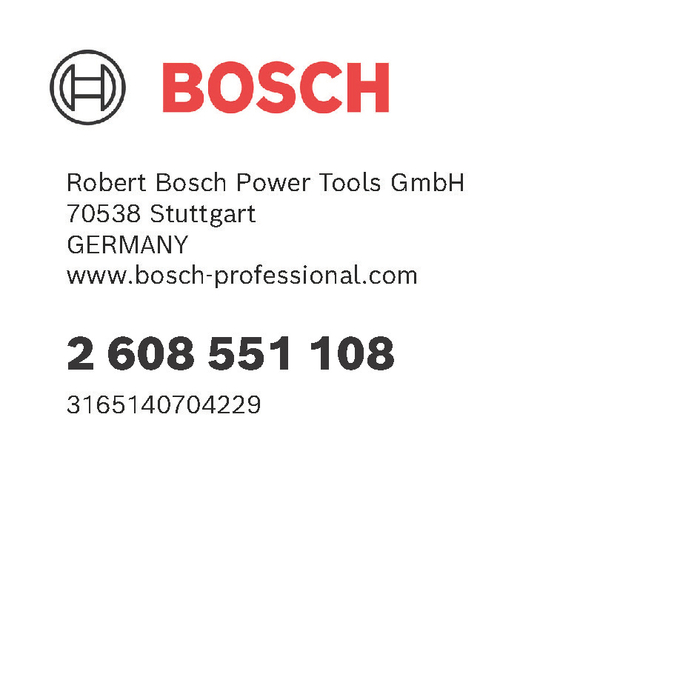 BOSCH Adaptor pentru inserţii chei tubulare