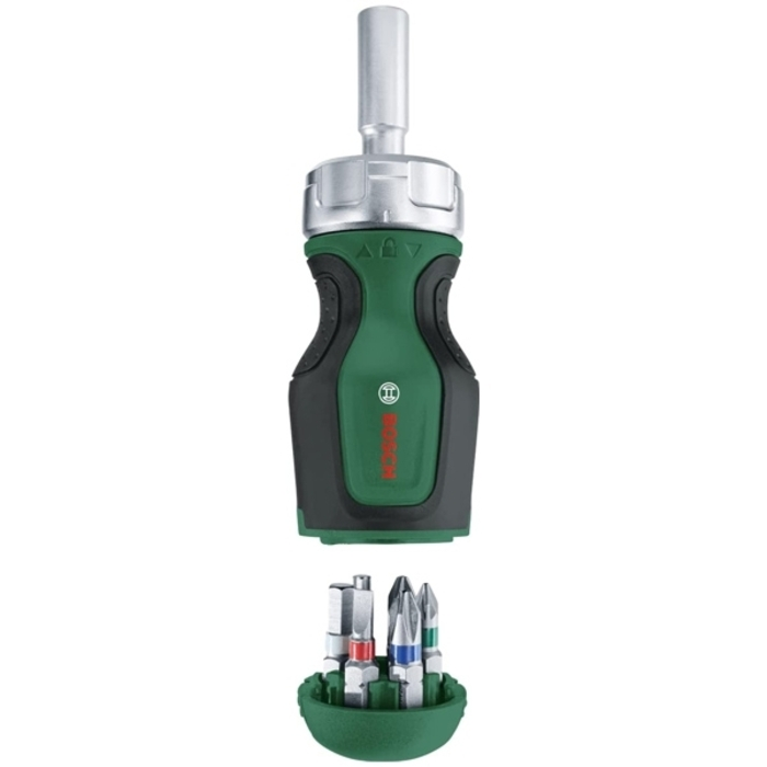 BOSCH Mini surubelnita cu clichet cu 6 biti (set 2)