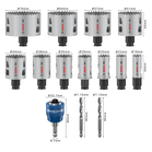 BOSCH Set de carote PRO Multi Material PC Plus, 14 bucăți