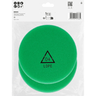BOSCH Set 2 bureți de lustruit, 125 mm, dur