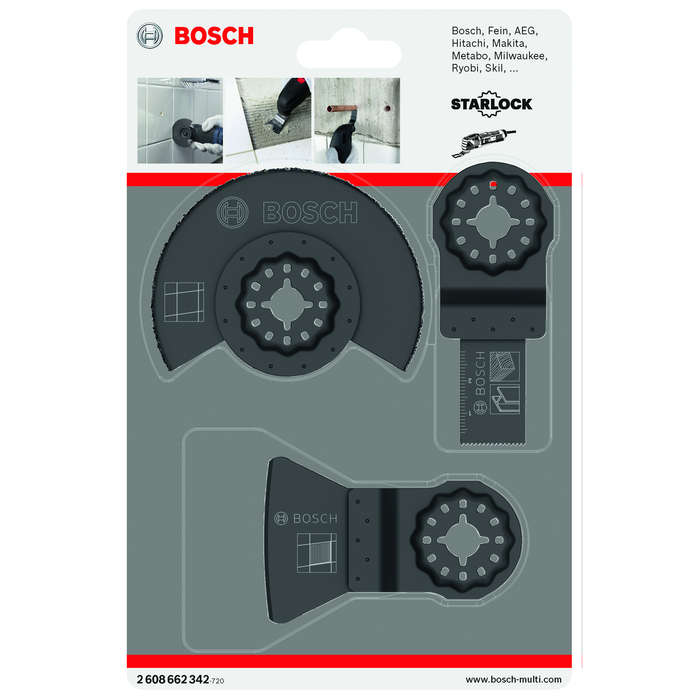 BOSCH Set pentru faianţă, 3 buc.