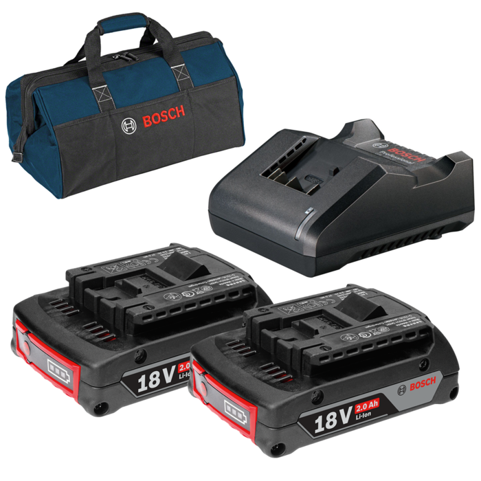 BOSCH Set acumulatori 18V