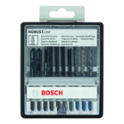 BOSCH Set Robust Line de pânze pentru ferăstrău vertical Top Expert, sistem de prindere în T, 10 buc.