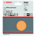 BOSCH Set foi abrazive C470, 10 buc.