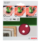 BOSCH Foi abrazive Ø 115 mm, R180, 8 gauri (5)