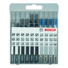 BOSCH Caseta 10 panze Basic for Metal and Wood