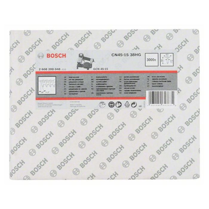 BOSCH Cuie pentru carton asfaltat CN 45-15 HG
