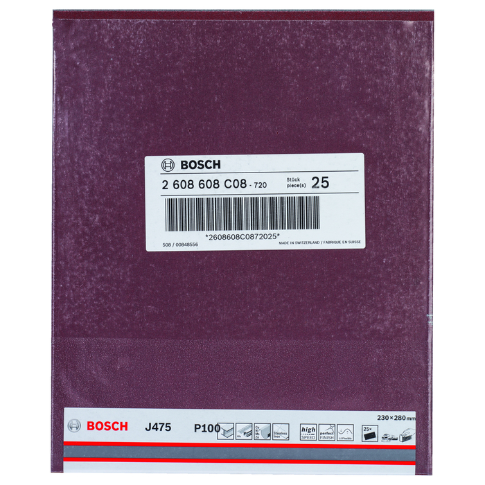 BOSCH Foaie abrazivă J475