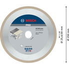 BOSCH Disc diamantat Best for Ceramic