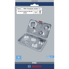 BOSCH Set PRO Template Guide Metric pentru freze, 9 buc.
