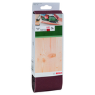 BOSCH Set benzi de şlefuire, 3 buc., pentru şlefuitor cu bandă, sortiment roşuG= 100