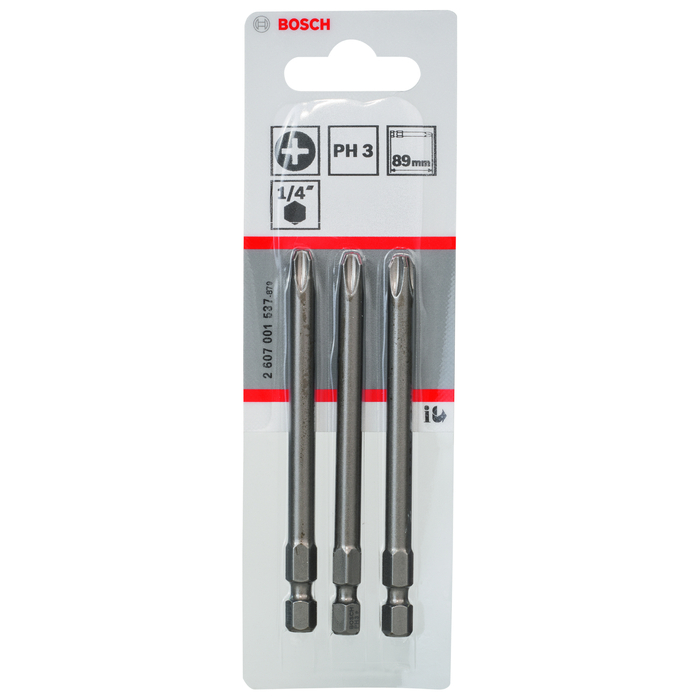 BOSCH Set 3 biți, Extra Hard
