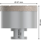 BOSCH Carote diamantate Dry Speed Best for Ceramic pentru găurire uscată