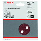 BOSCH Set 6 foi de șlefuit (mixt)