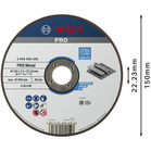 BOSCH Set 25 Discuri de tăiere drept Expert for Metal