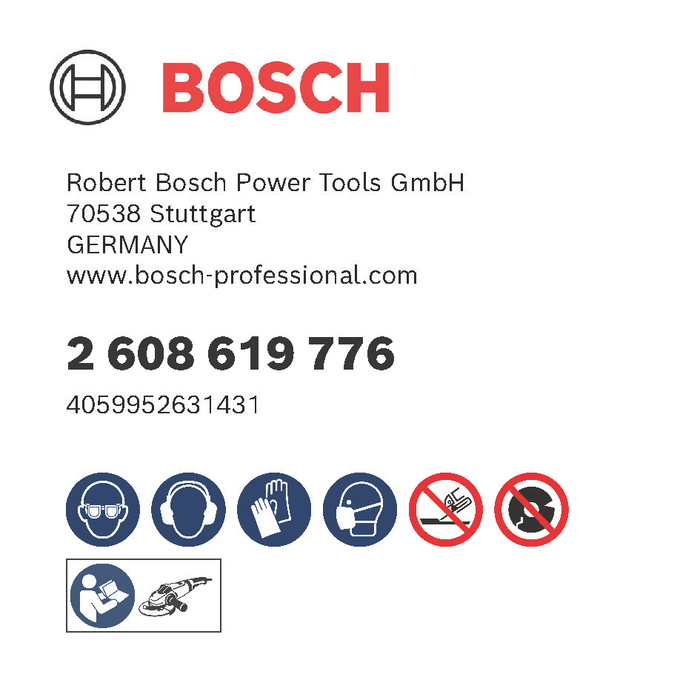 BOSCH Set 25 discuri taiere metal 230x2.5 mm
