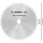 BOSCH Pânză de ferăstrău circular Multi Material