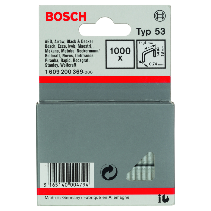 BOSCH Capse din sârmă fină tip 53