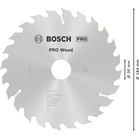 BOSCH Pânză de ferăstrău circular Optiline Wood