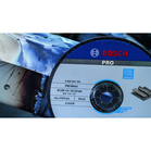 BOSCH Set 10 discuri de șlefuire cu degajare, Expert for Metal