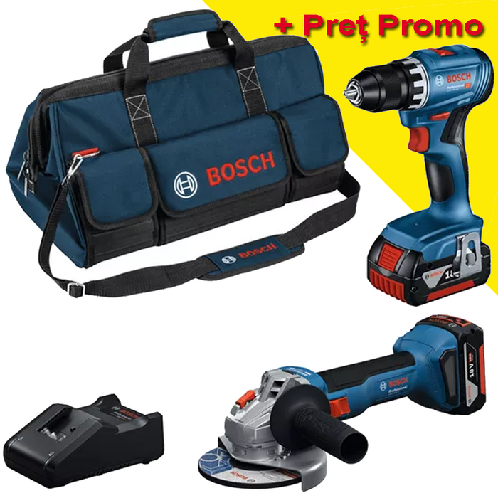 BOSCH Kit 2 scule 18 V