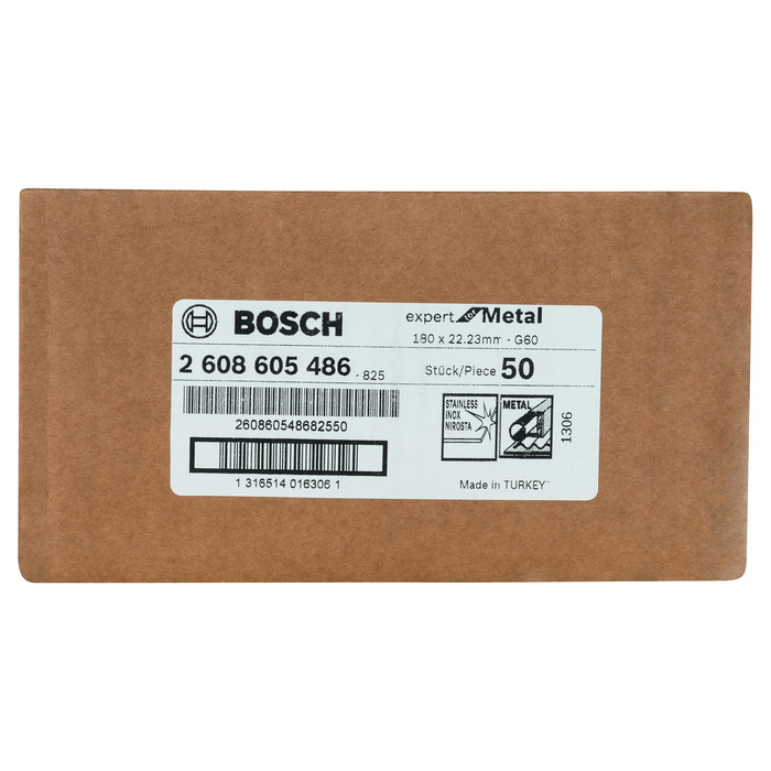 BOSCH Disc de șlefuire cu fibre R444, Expert for Metal