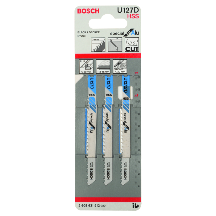 BOSCH Set 3 pânze pentru ferăstrău vertical