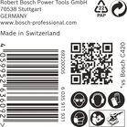 BOSCH FOAIE ABRAZIVA C470,115x107mm,P240