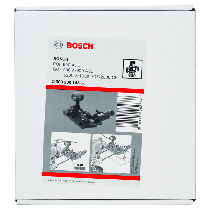 BOSCH Compas de frezare şi adaptor de şine de ghidare