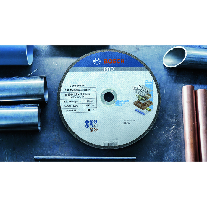 BOSCH Set 25 discuri de tăieri drepte Rapido Multi Construction