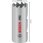 BOSCH Carotă PRO Multi Material, 21 mm, cu filet