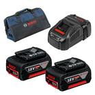BOSCH Set acumulatori 18V