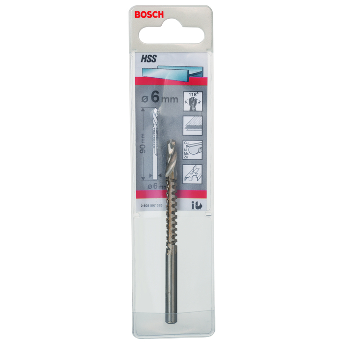 BOSCH Burghiu freză HSS