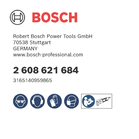 BOSCH Set 5 foi abrazive 93 mm, R40