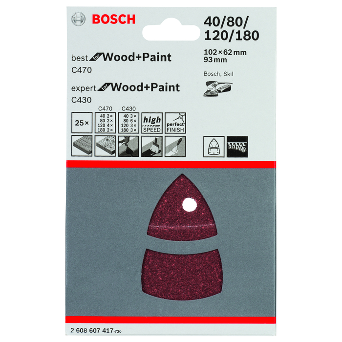 BOSCH Foi abrazive C470, C430