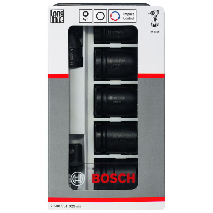 BOSCH Set inserţii chei tubulare, 7 buc.