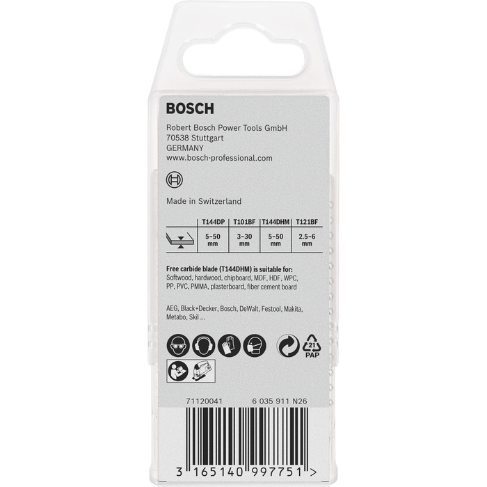 BOSCH Set 15 panze Mix for Wood + Metal