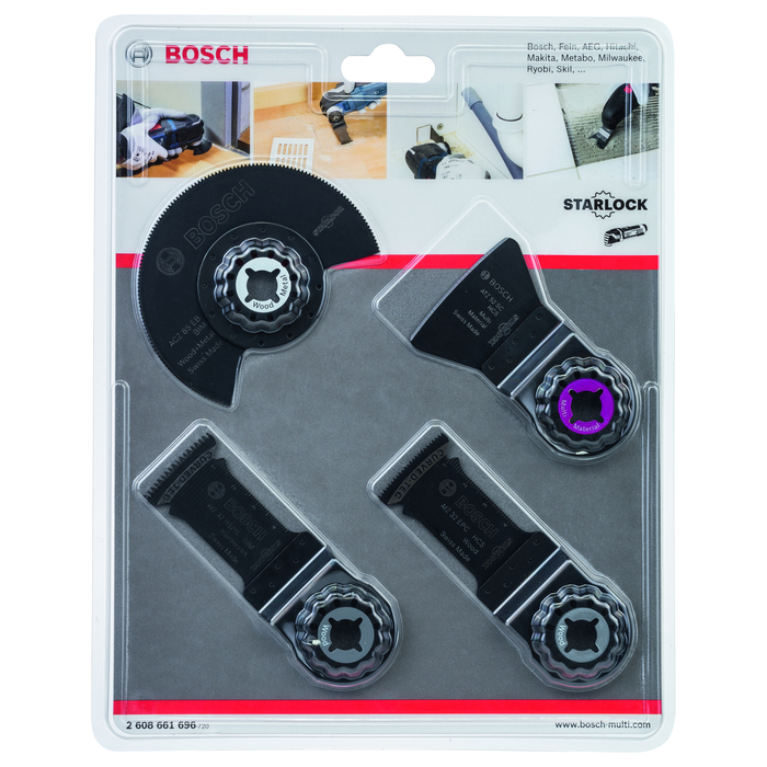 BOSCH Set pentru pardoseală/montare, 4 buc.