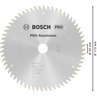 BOSCH Pânză de ferăstrău circular Standard for Aluminium pentru circulare cu acu