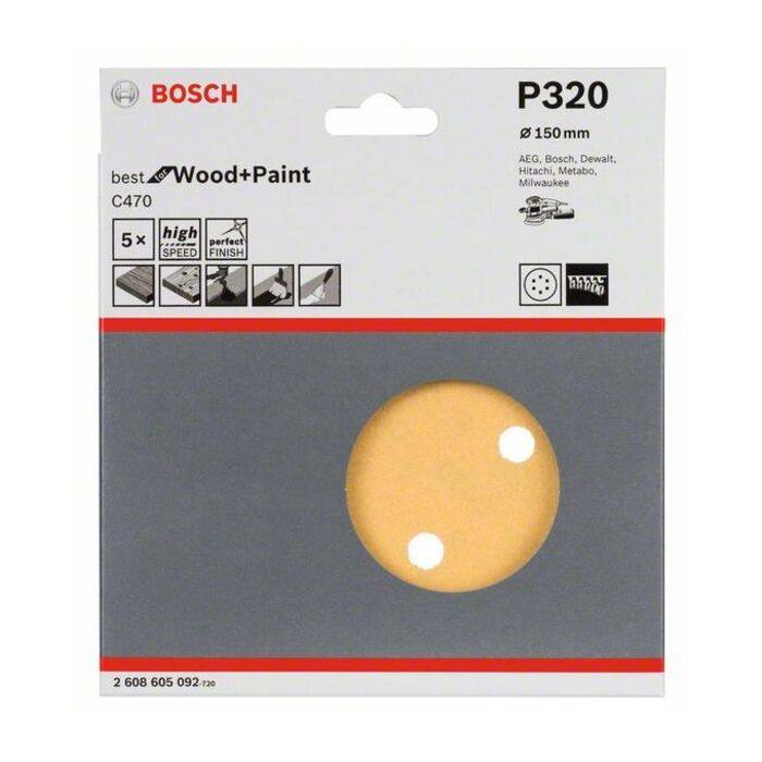BOSCH Set 5 foi de șlefuit